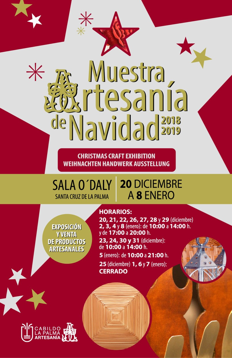 Cartel Muestra de Artesanu00eda de Navidad 2018 2019