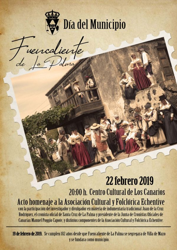 Cartel dia del municipio Fuencaliente